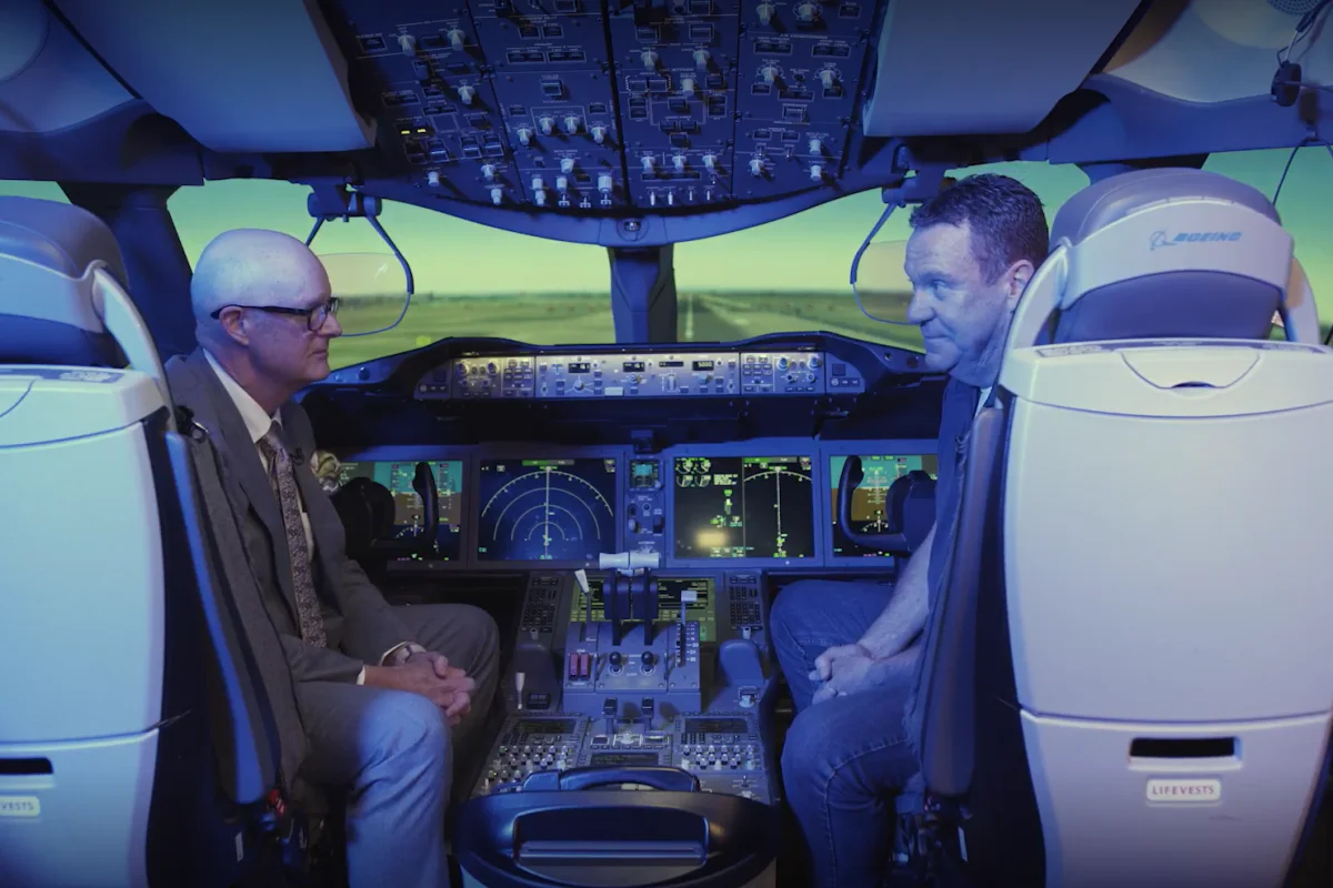 Aviation Q&A with Captain Matt Gray in Qantas Simulator